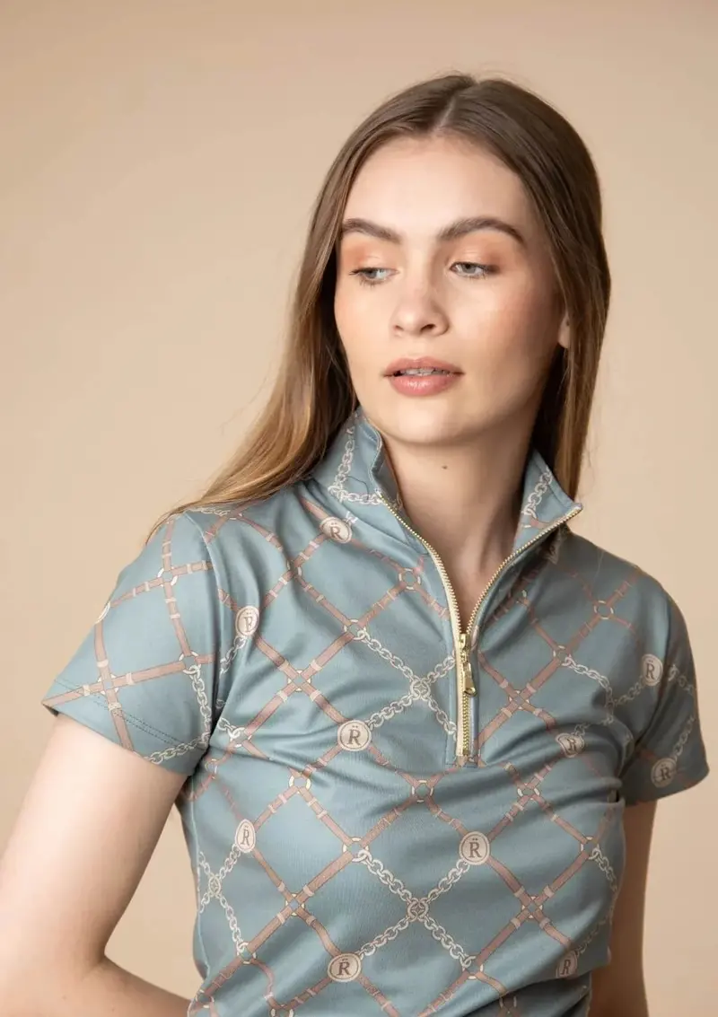 Harmony Q-Zip | Short Sleeve | Beltina Print 5
