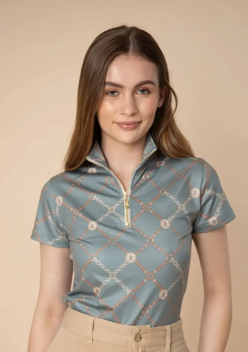 Harmony Q-Zip | Short Sleeve | Beltina Print 7