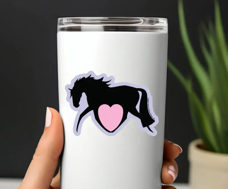 Heart Horse Sticker 1