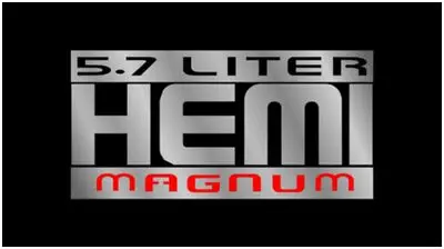 Hemi 5.7 Liter Magnum Lazer-Tag Acrylic License Plate (Black) 1