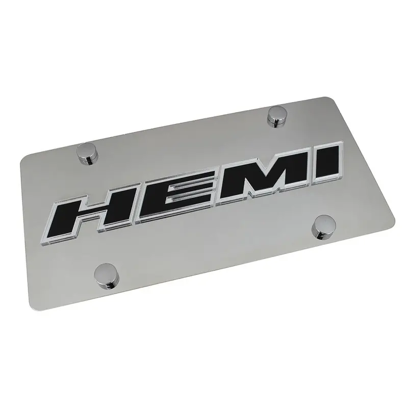 Hemi License Plate (Chrome) 1