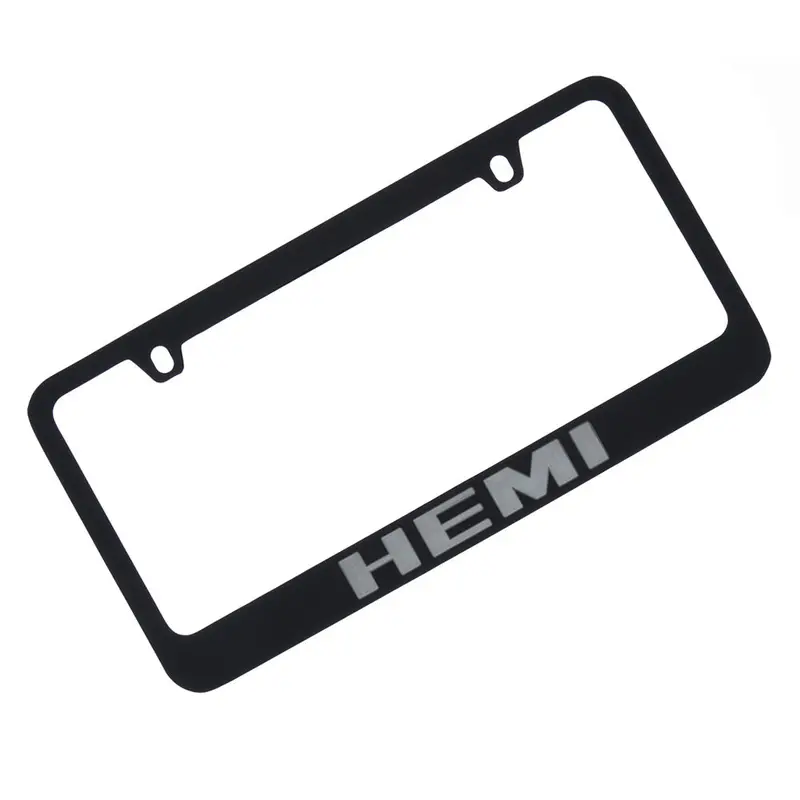 Hemi License Plate Frame (Black) 1