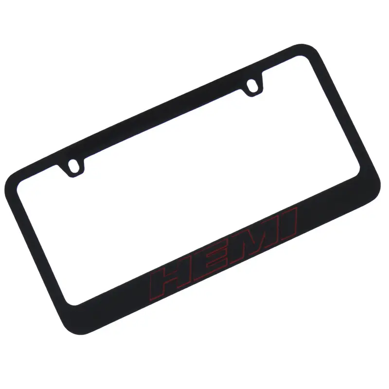 Hemi License Plate Frame (Black) 1