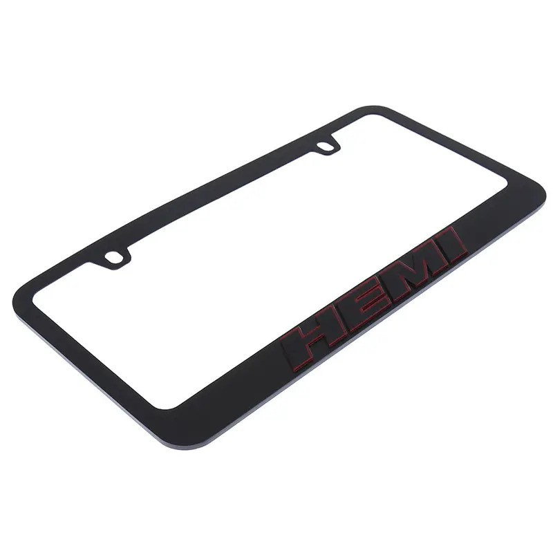 Hemi License Plate Frame (Black) 2