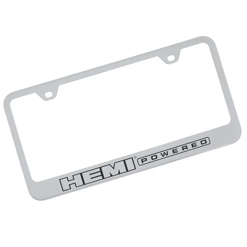 Hemi License Plate Frame (Chrome) 1