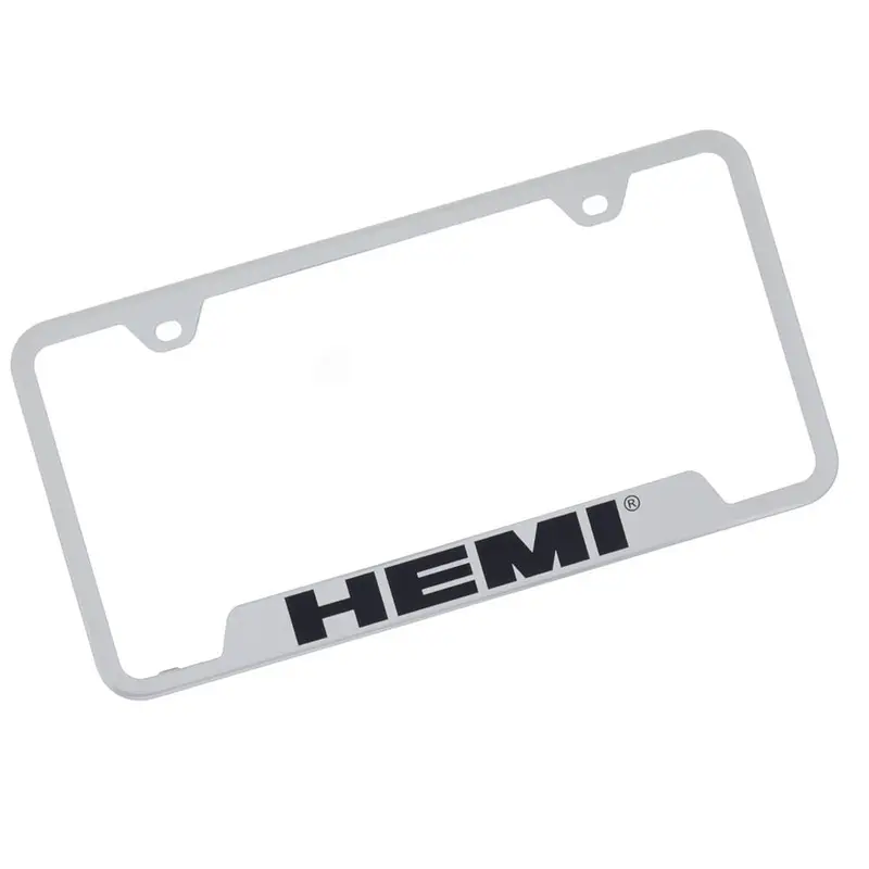 Hemi License Plate Frame (Chrome) 1