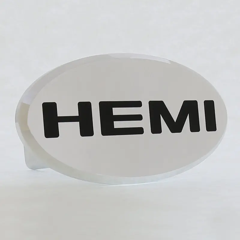 Hemi Oval Hitch Cover (Chrome) 1