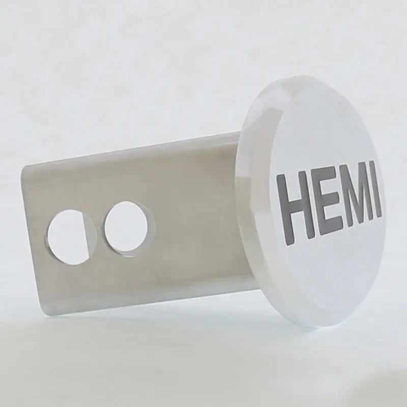 Hemi Oval Hitch Cover (Chrome) 2