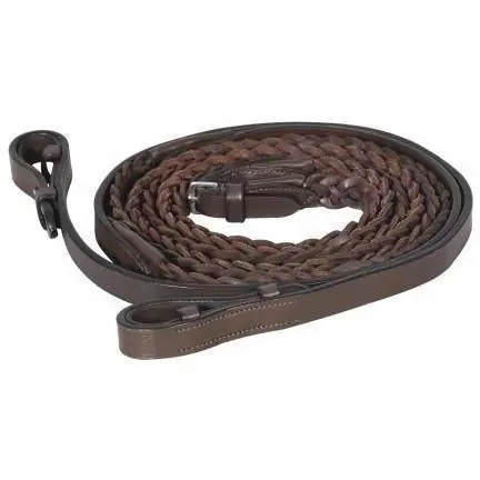 Henri De Rivel Plaited Reins 5/8" 1