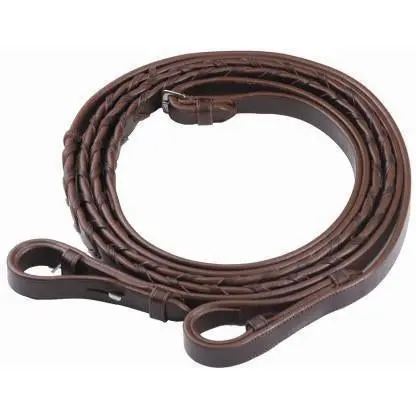 Henri De Rivel Pro Extra Long Flat Laced Reins 1