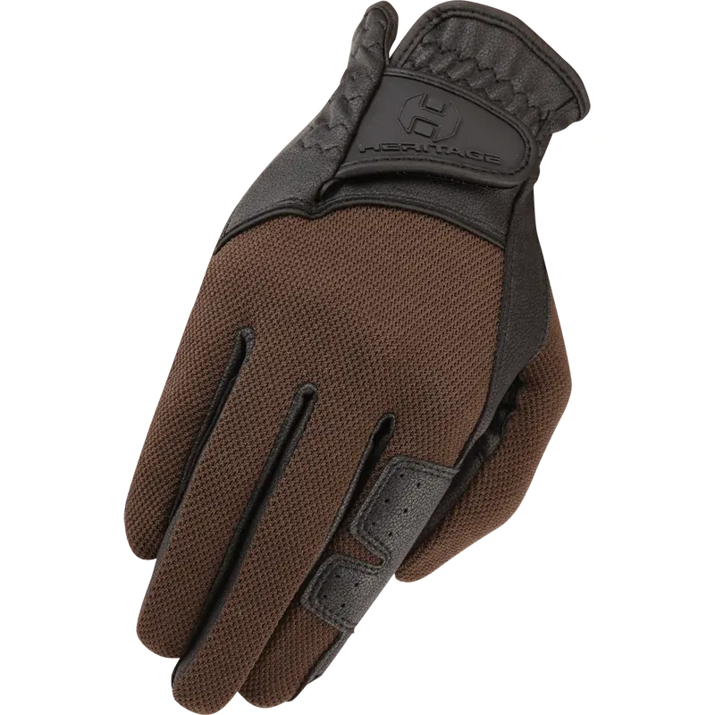 Heritage Cross Country Glove-Black/Brown 1