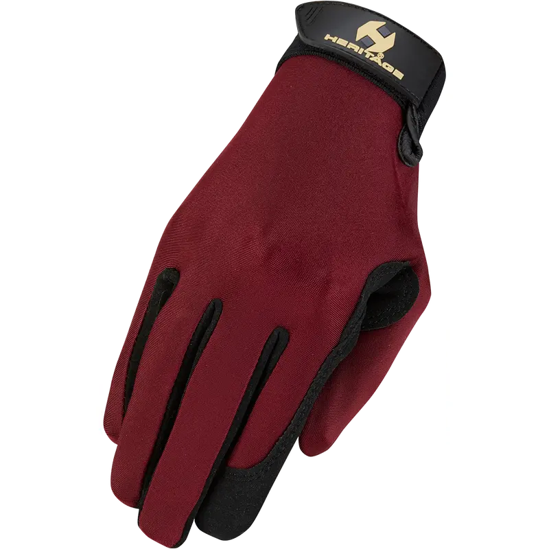 Heritage Performance Glove-Dark Red 1
