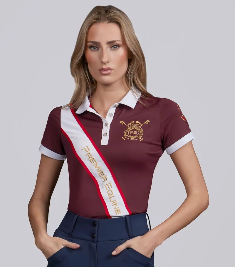 Heritage Polo Shirt Tawny Port 1