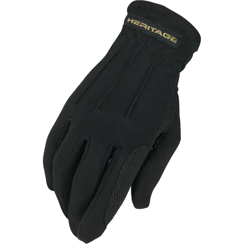 Heritage Power Grip Glove-Black 1