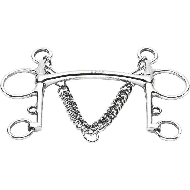 Herm Sprenger Curved Mullen Mouth Pelham Bit 1
