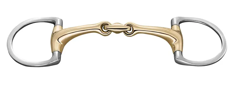 Herm Sprenger Dynamic Rs Eggbutt Sensogan Double Jointed Snaffle With D Shaped Rings 1