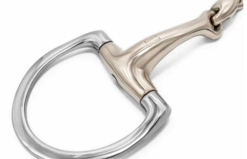 Herm Sprenger Dynamic Rs Eggbutt Sensogan Double Jointed Snaffle With D Shaped Rings 2