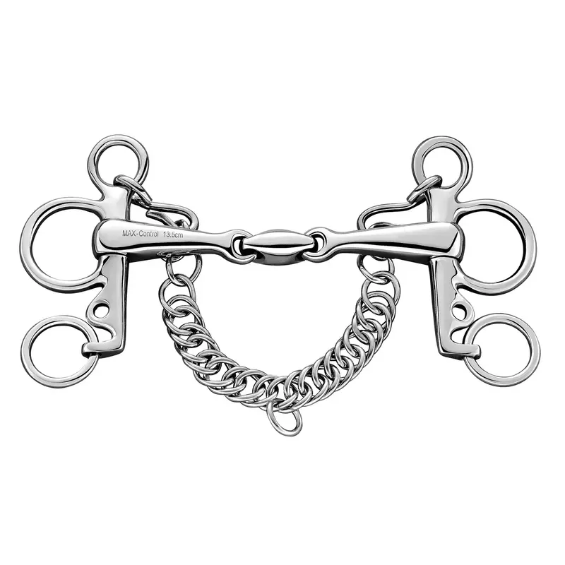 Herm Sprenger Max Control Pelham Bit (Double-Jointed) 1