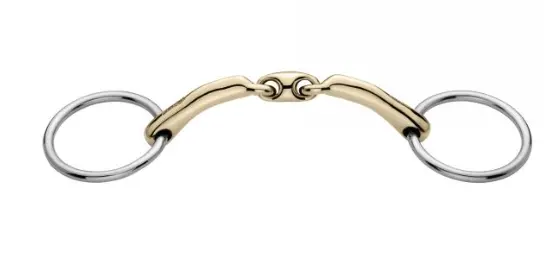 Herm Sprenger Novocontact Bradoon Double Jointed Sensogan 12Mm 1