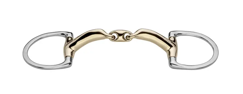 Herm Sprenger Novocontact Eggbutt With D Shaped Rings Sensogan Double Jointed Snaffle 1