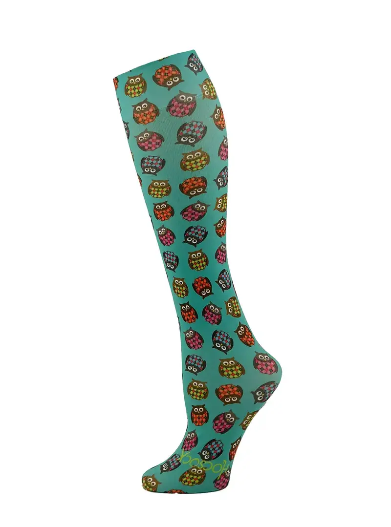 Hocsocx, Inc. - Owls In Argyle Athletic Socks 1