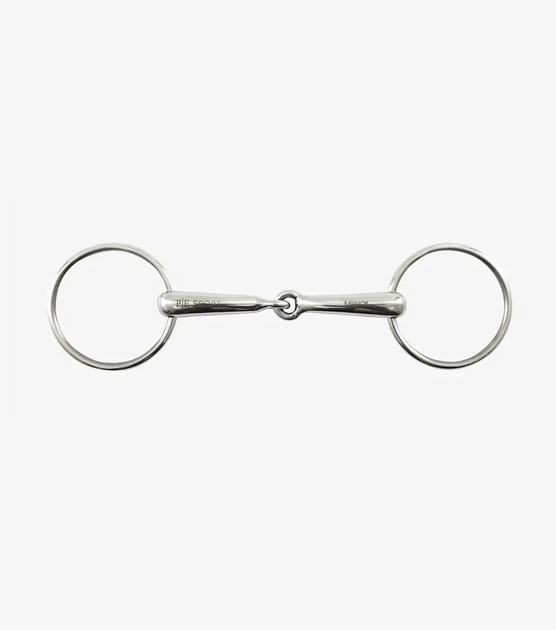 Hollow Mouth Race Snaffle - 75Mm Rings 1