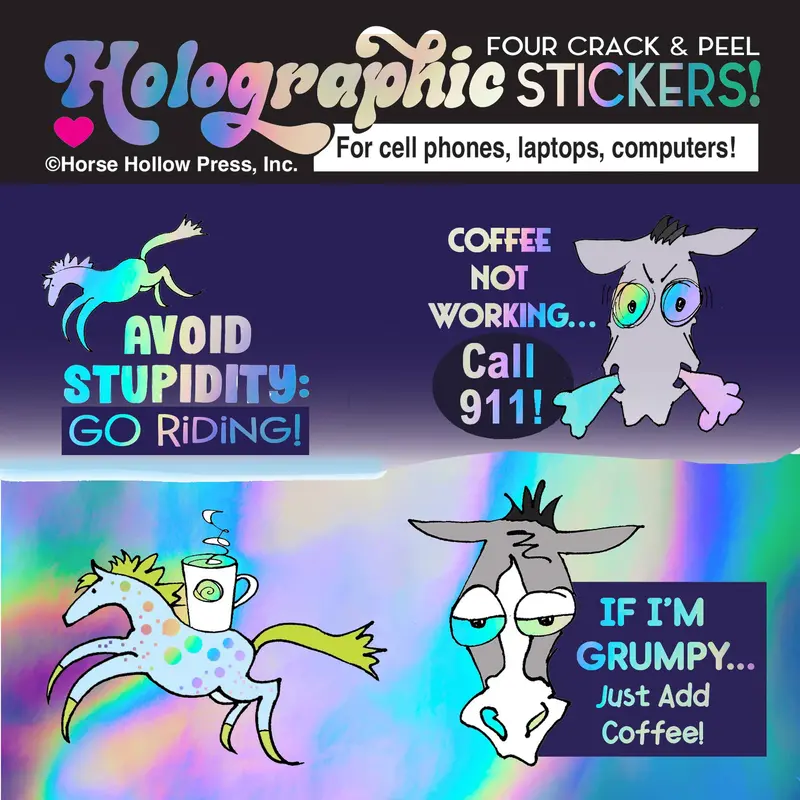 Holographic Stickers - Coffee 1
