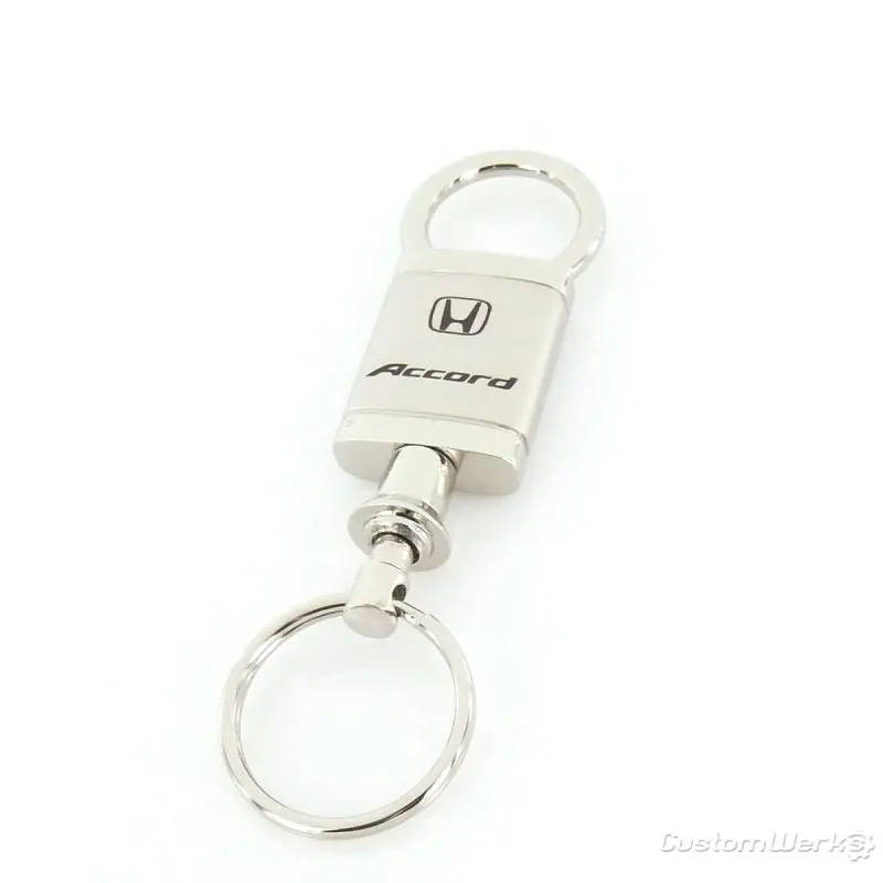 Honda Accord Satin Valet Keychain (Chrome) 1