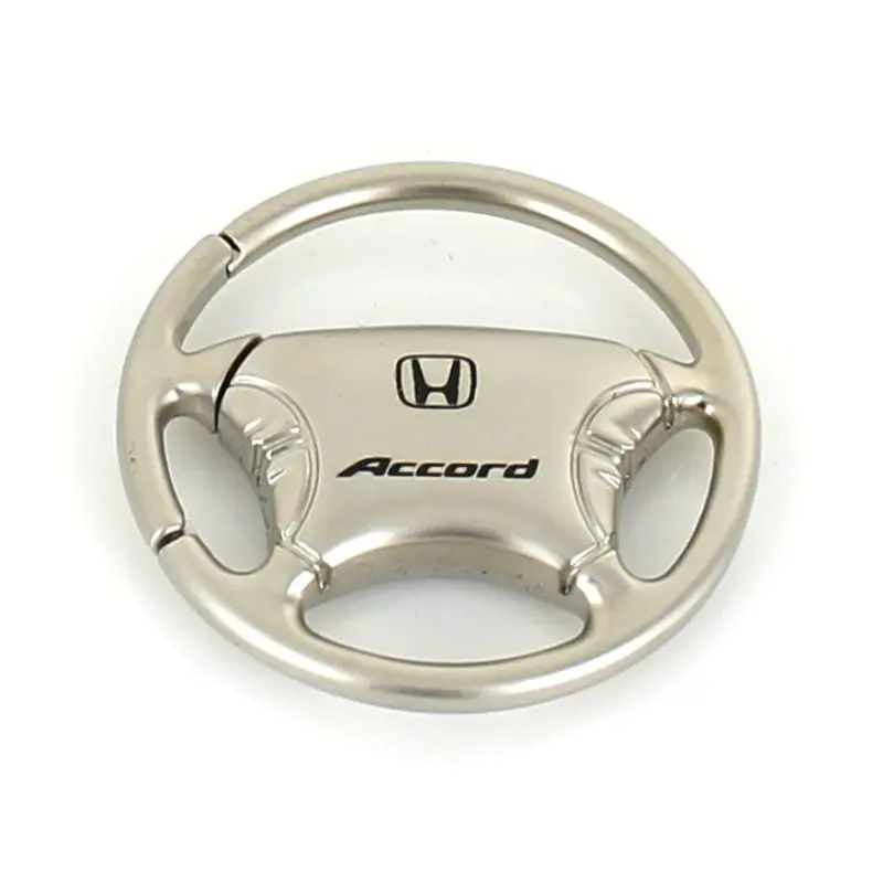 Honda Accord Steering Wheel Key Chain (Chrome) 1