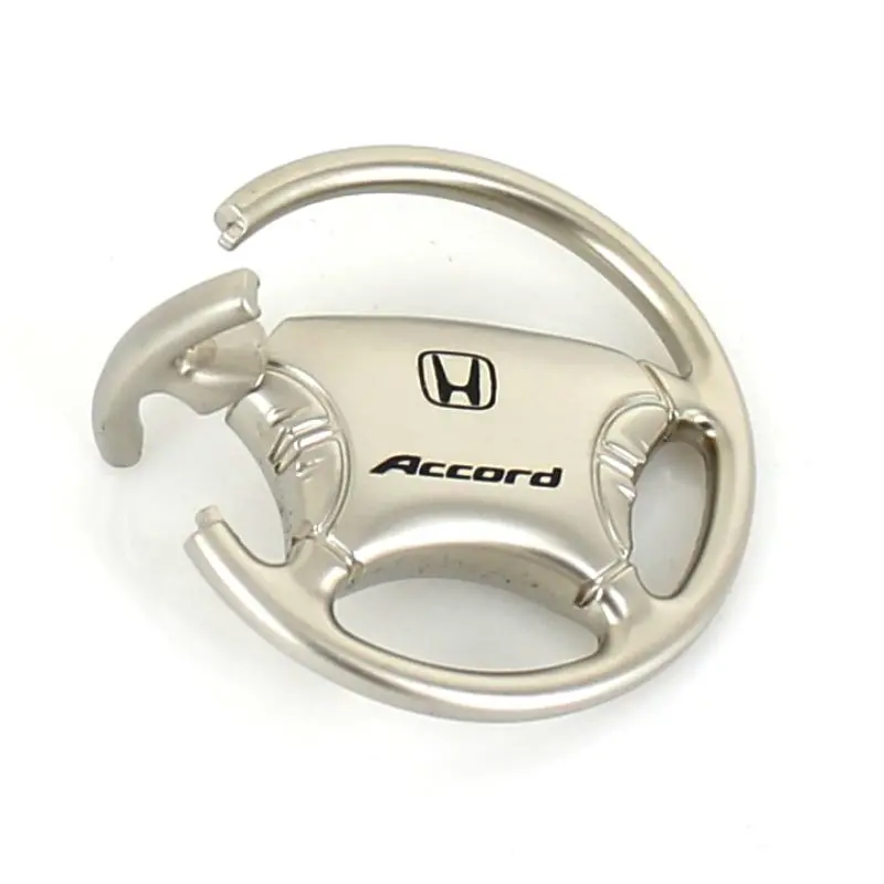 Honda Accord Steering Wheel Key Chain (Chrome) 2
