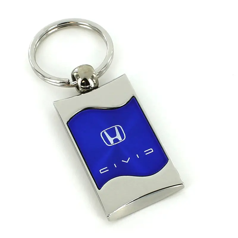 Honda Civic Reversed C Key Ring (Blue) 1