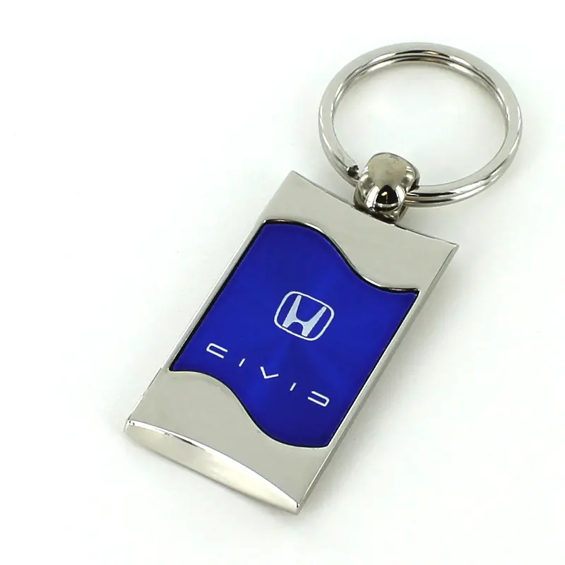 Honda Civic Reversed C Key Ring (Blue) 2