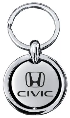 Honda Civic Revolver Key Chain (Silver) 1