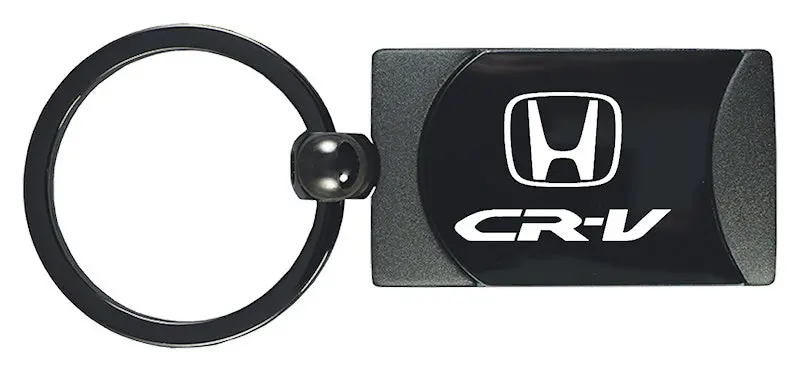Honda Cr-V Two-Tone Rectangular Key Fob (Gun Metal) 1