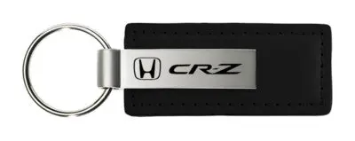 Honda Cr-Z Rectangular Leather Key Chain (Black) 1