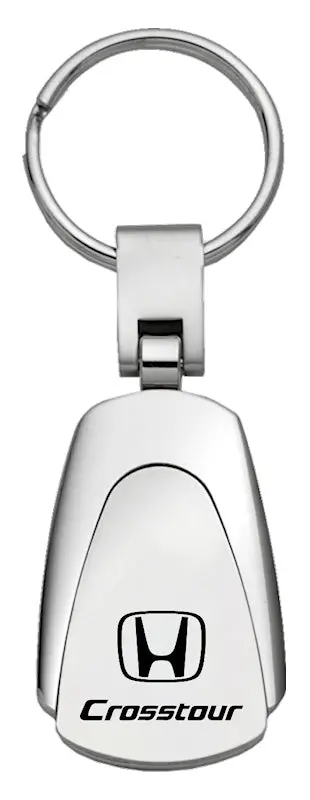 Honda Crosstour Teardrop Key Chain (Silver) 1