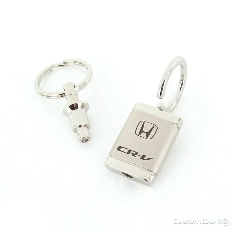 Honda Crv Satin Valet Keychain (Chrome) 2