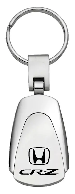 Honda Crz Tear Drop Keychain (Chrome) 1