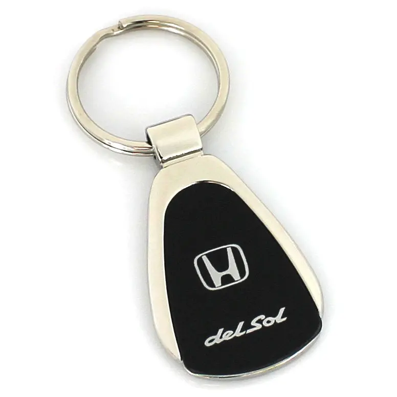 Honda Del Sol Tear Drop Key Ring (Black) 1