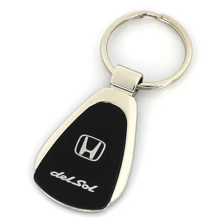 Honda Del Sol Tear Drop Key Ring (Black) 2