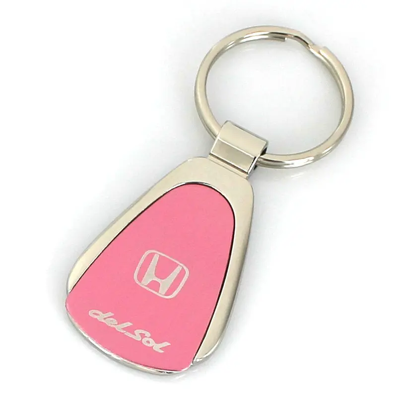 Honda Del Sol Tear Drop Key Ring (Pink) 2