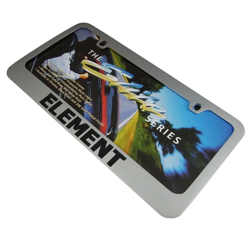 Honda Element License Plate Frame (Chrome) 2