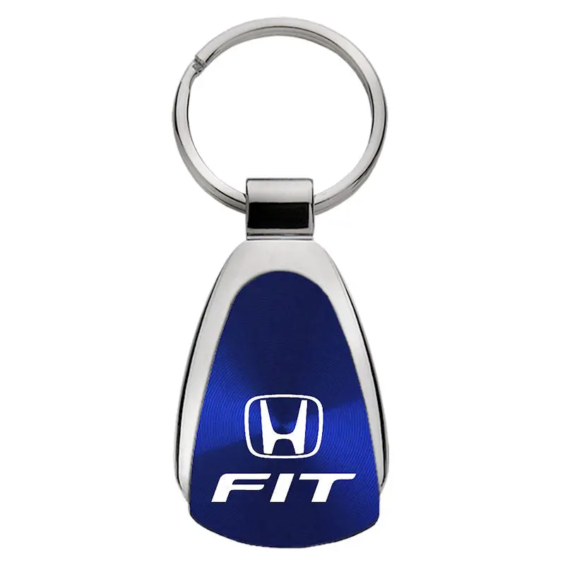 Honda Fit Tear Drop Key Ring (Blue) 1