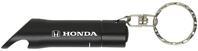 Honda Flashlight Bottle Opener Keychain (Black) 1