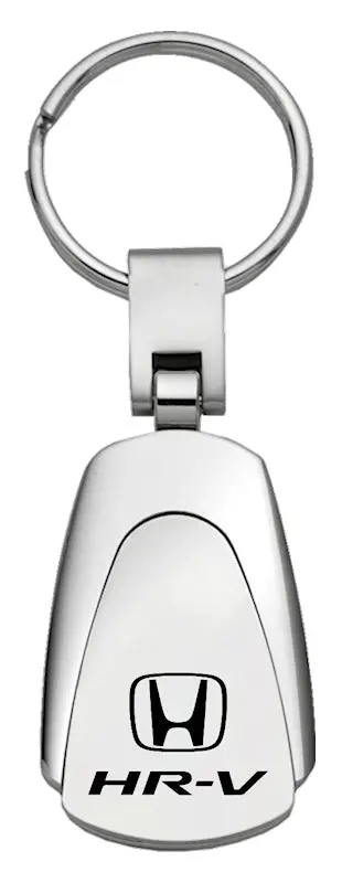 Honda Hr-V Teardrop Key Chain (Silver) 1
