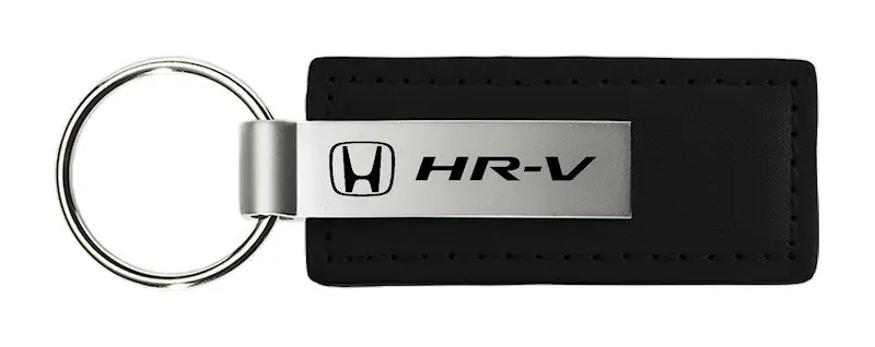 Honda Hrv Leather Keychain (Black) 1