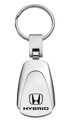 Honda Hybrid Teardrop Key Chain (Silver) 1