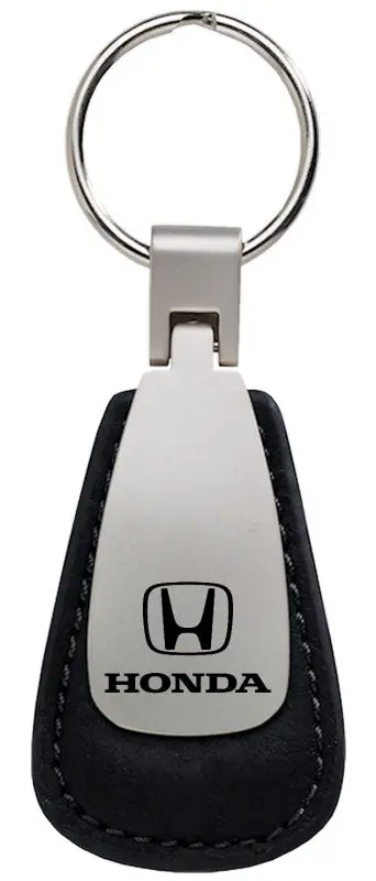 Honda Leather Tear Drop Key Ring 4