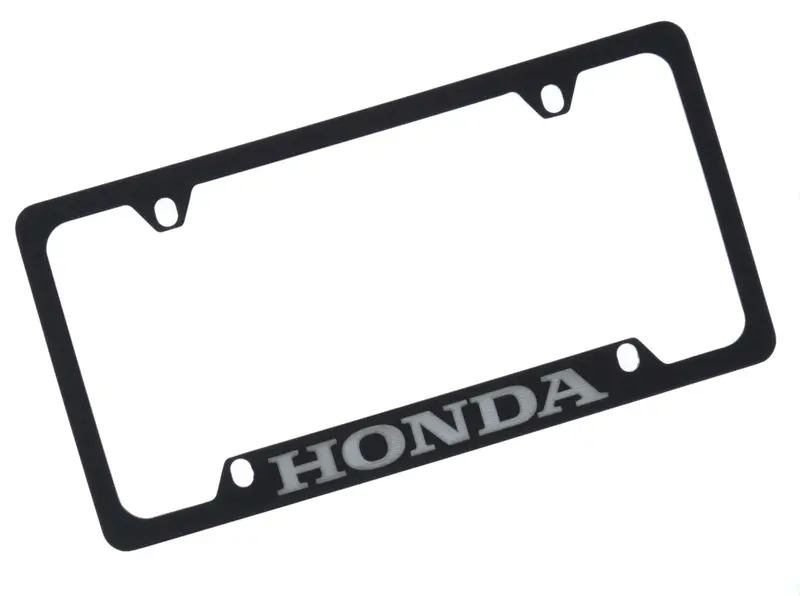 Honda Logo License Plate Frame (Black) 1
