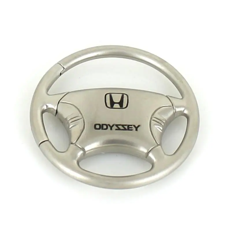 Honda Odyssey Steering Wheel Keychain (Chrome) 1